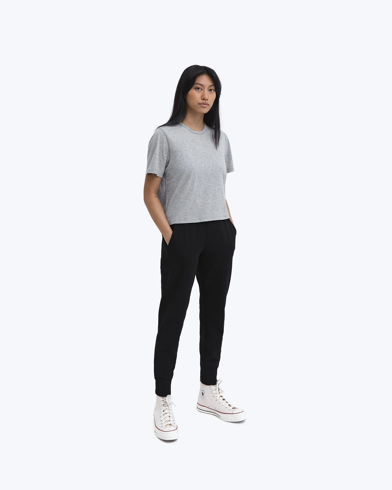 Reigning Champ Womens Slim Sweatpant Lightweight Terry - Image 2