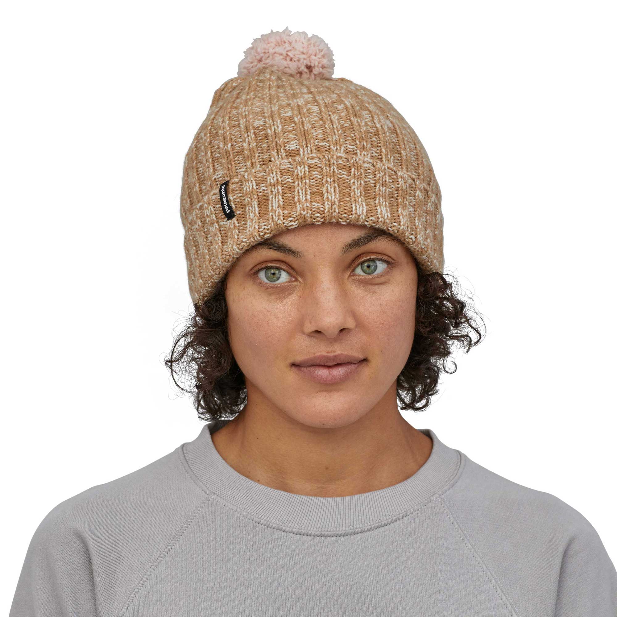 Patagonia Wool Pom Beanie, birch white - Image 3