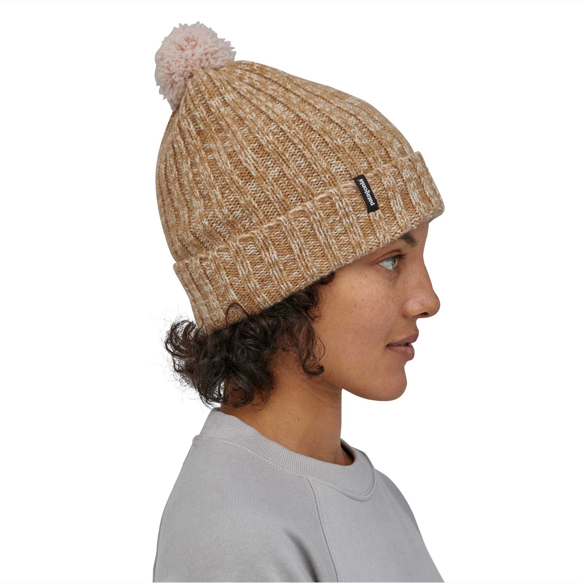 Patagonia Wool Pom Beanie, birch white - Image 4